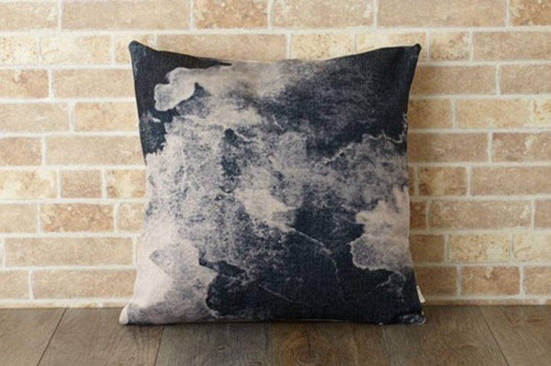 Cushion cover 45 × 45cm Scandinavian design Natural Linen cloud jubileecushionse610 - 摆饰 - 棉 