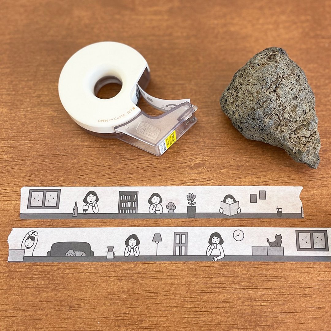 in my room masking tape (washi tape) - 纸胶带 - 纸 白色