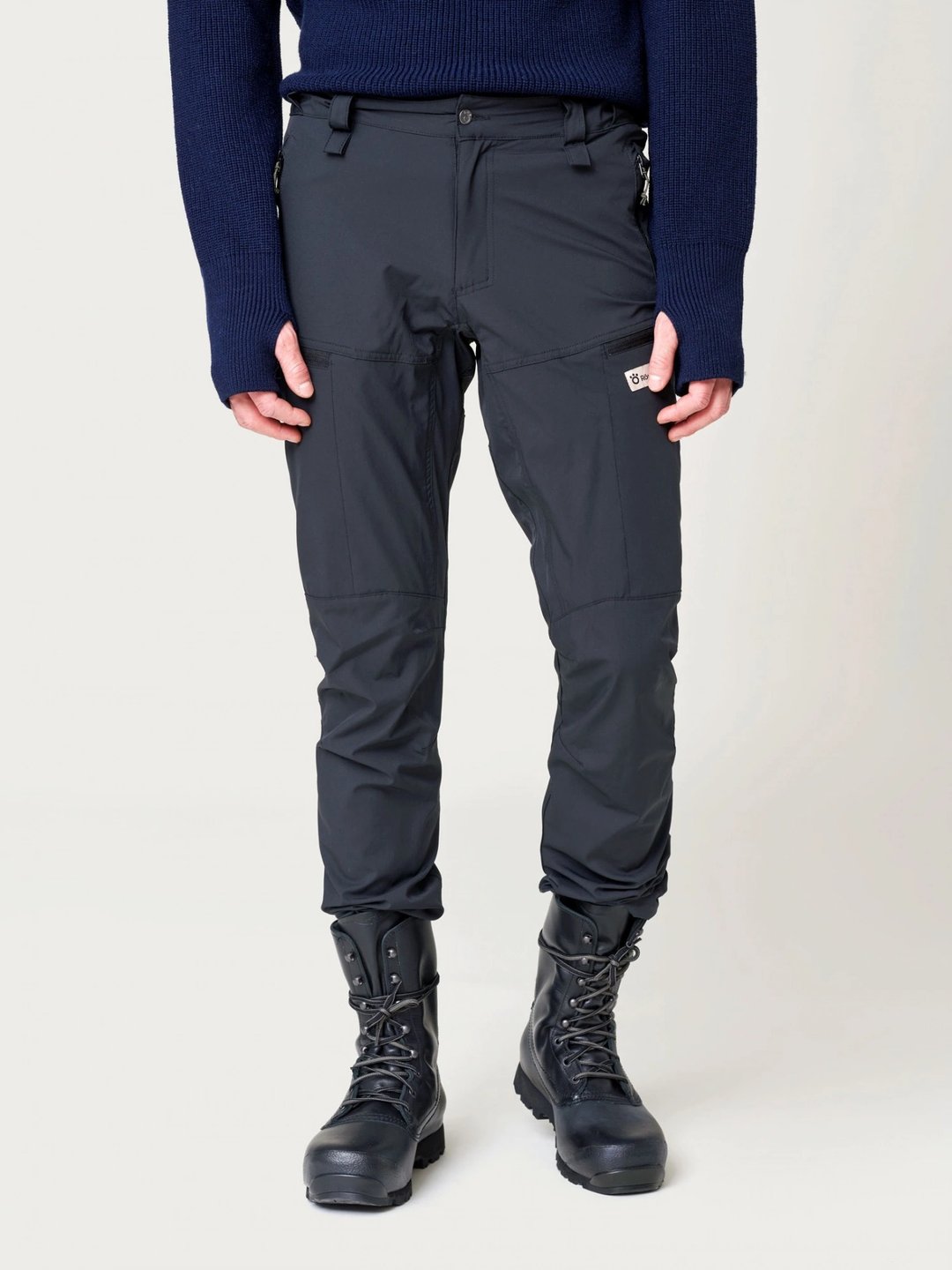 【ROYK】Men's Hiking Flex Pants - 登山裤_男_黑 - 男装运动裤 - 聚酯纤维 黑色