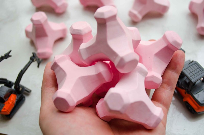 消波块扩香石 中部粽限定款 粉色/灰色 圣诞节交换礼物 - 香薰/精油/线香 - 其他材质 多色