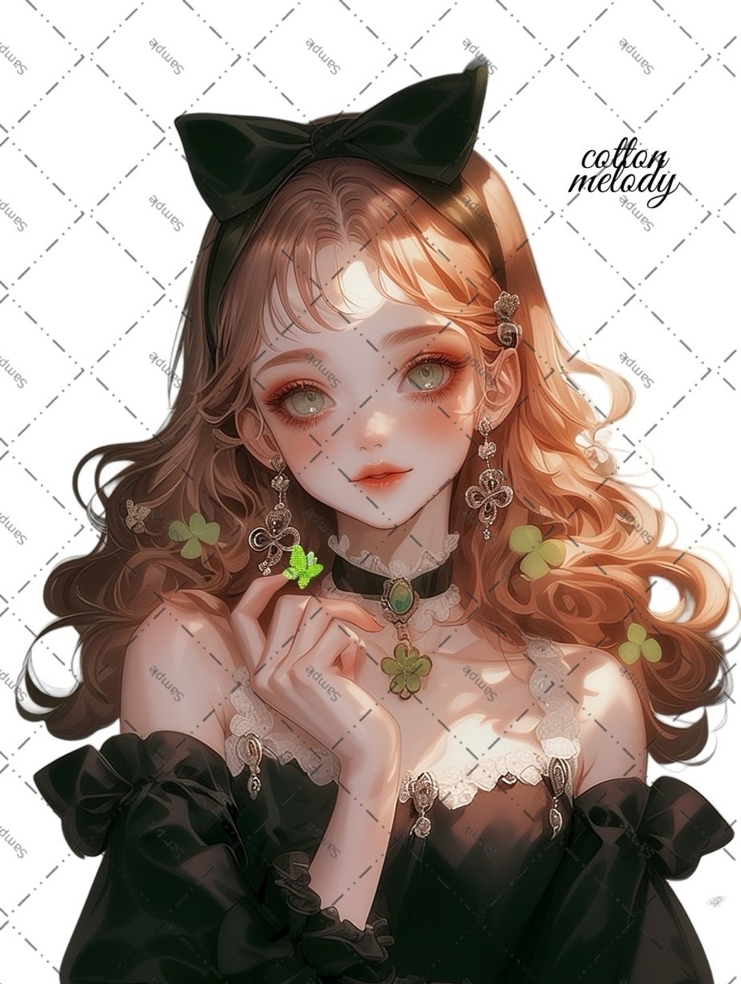 原创贴纸 no.1744 人物贴纸 原创贴纸 人物贴纸 女孩贴纸 原创人物贴纸 - 贴纸 - 纸 