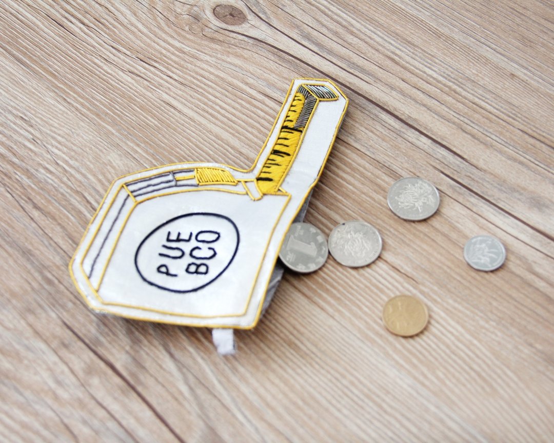 CRAFTSMAN POUCH Tape Measure 工具造型收纳袋 - 卷尺 - 零钱包 - 聚酯纤维 黄色