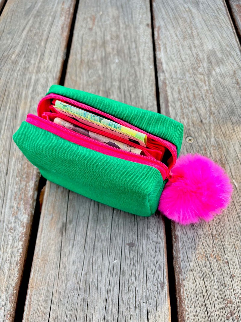 圣诞节交换礼物 欧洲 美国 日本 旅行实用 零钱 信用卡隔层包 - 皮夹/钱包 - 棉．麻 多色