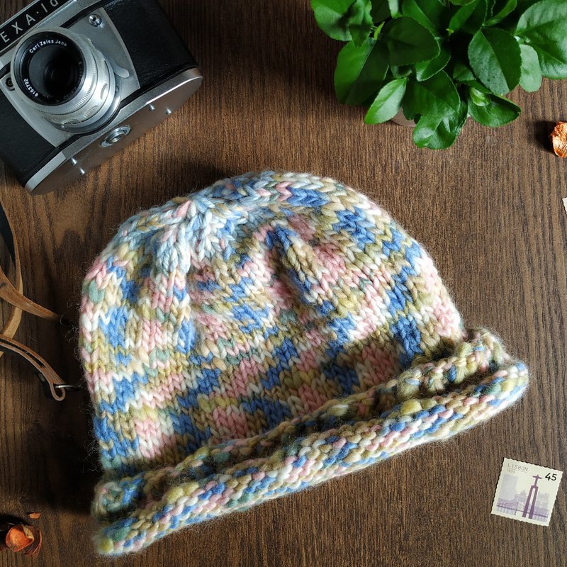 纯羊毛手工小圆帽毛线帽-说走就走 - 帽子 - 羊毛 