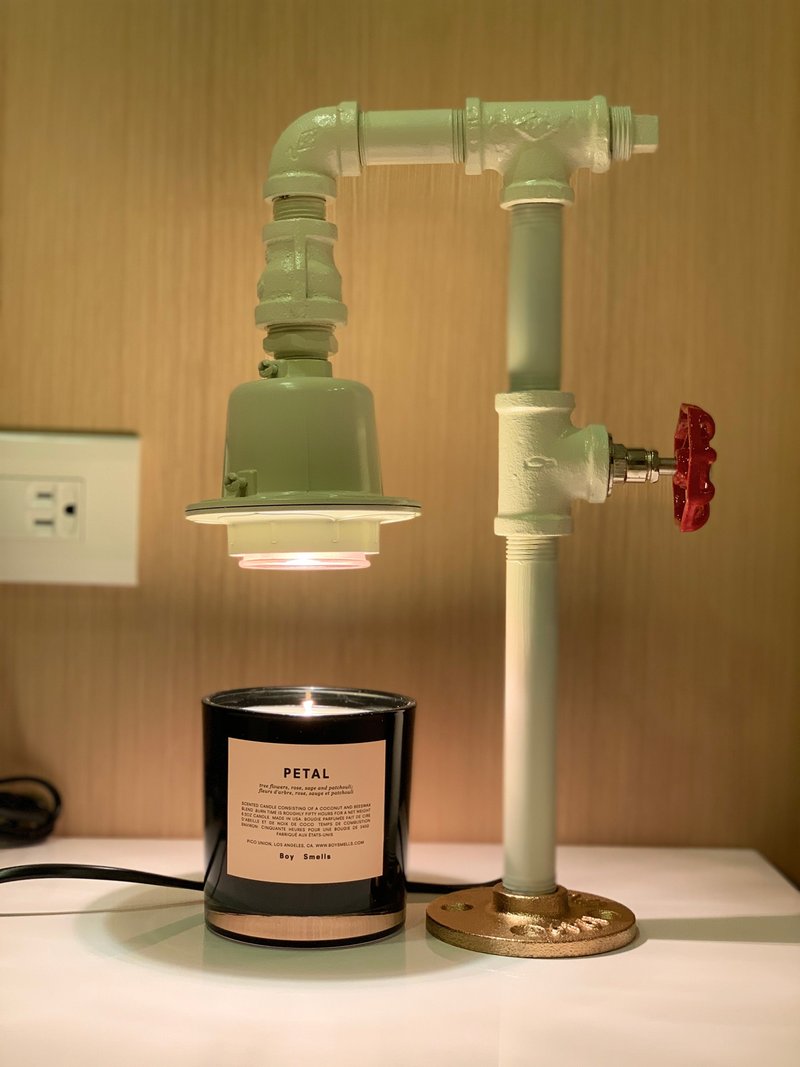 【送礼首选】手作工业风融烛灯 可调光 【白金 路灯款】 - 灯具/灯饰 - 其他金属 白色