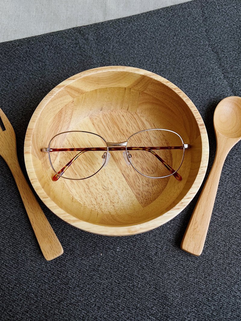 大方简洁方带圆 金丝 镜框眼镜 目着フレーム/めがね / glasses - 眼镜/眼镜框 - 其他金属 金色