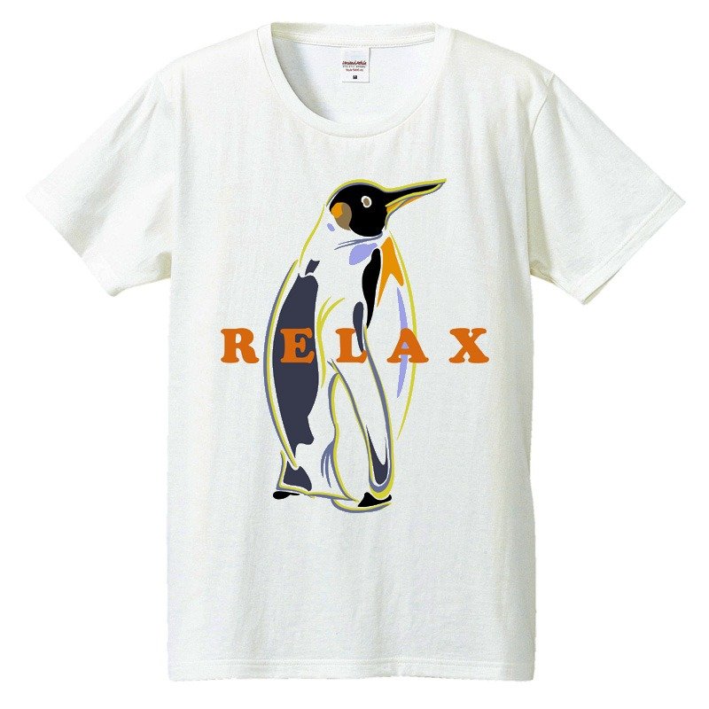 T恤 / RELAX - 男装上衣/T 恤 - 棉 白色