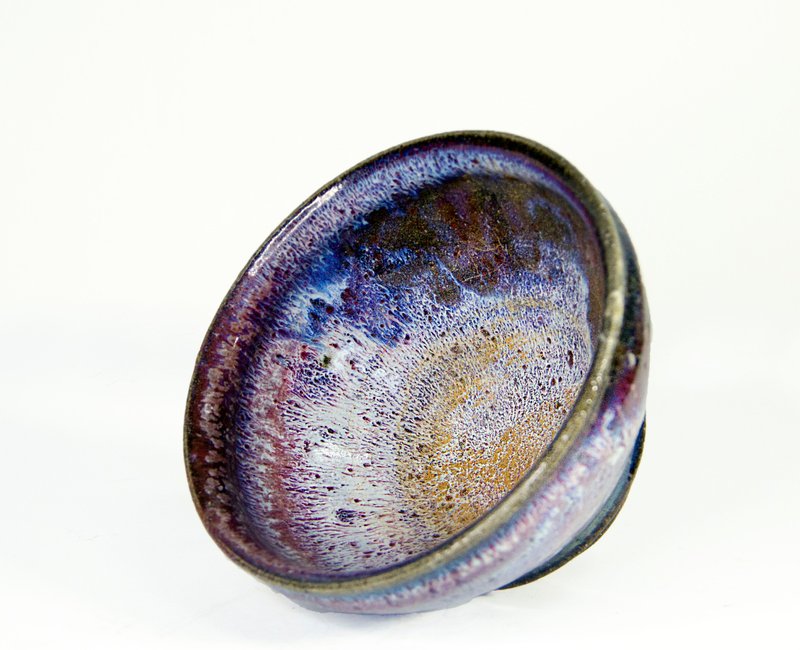 釉烧系列 | 茶碗 - 柴烧 兔毫 蓝星天目 蓝瀑 钧釉 陈金旺老师手 - 茶具/茶杯 - 陶 多色