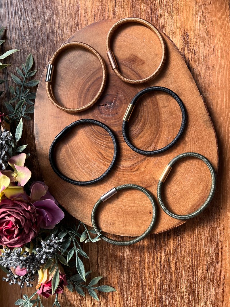 弹性绳手链 - 手链/手环 - 聚酯纤维 卡其色