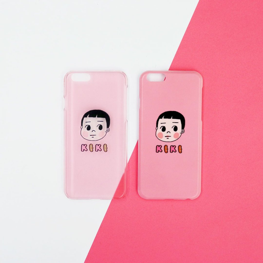 KIKI LOGO / 手机壳 - 手机壳/手机套 - 塑料 粉红色