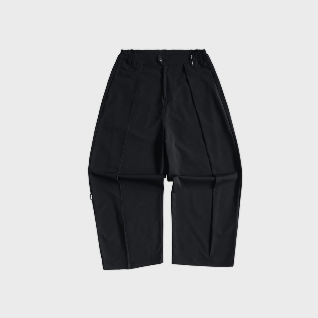 DYCTEAM - AW Loose pleated full-length pants (black) - 男士长裤 - 其他材质 黑色