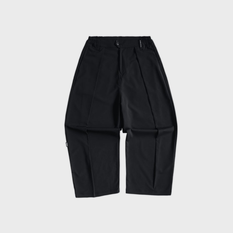 DYCTEAM - AW Loose pleated full-length pants (black) - 男士长裤 - 其他材质 黑色