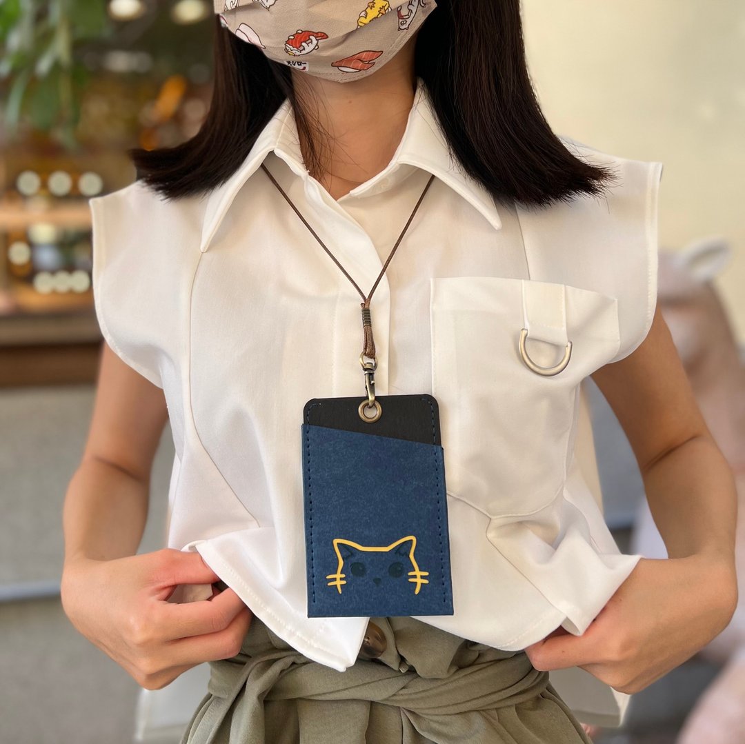 镂空撞色 证件套 悠游卡套-猫咪 - 证件套/卡套 - 纸 多色