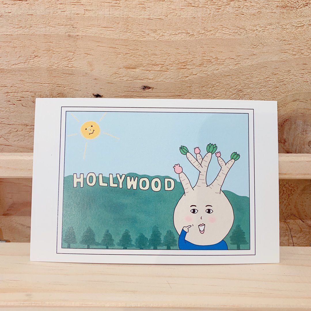 象牙君在荷李活 明信片 - 卡片/明信片 - 纸 蓝色