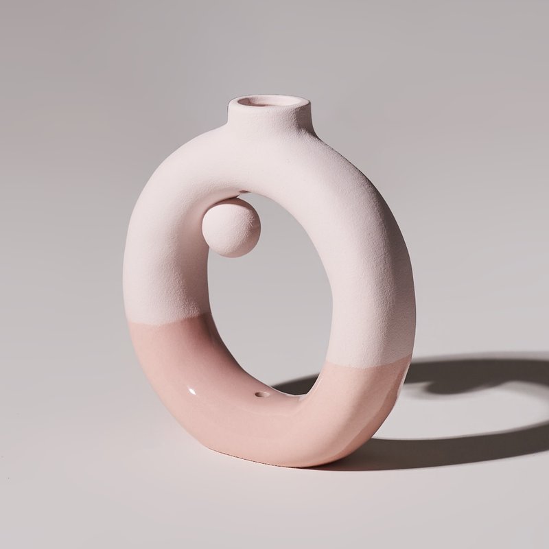 贰拾选物_陶聚_X+One_O型花器(绿色) - 花瓶/陶器 - 瓷 绿色