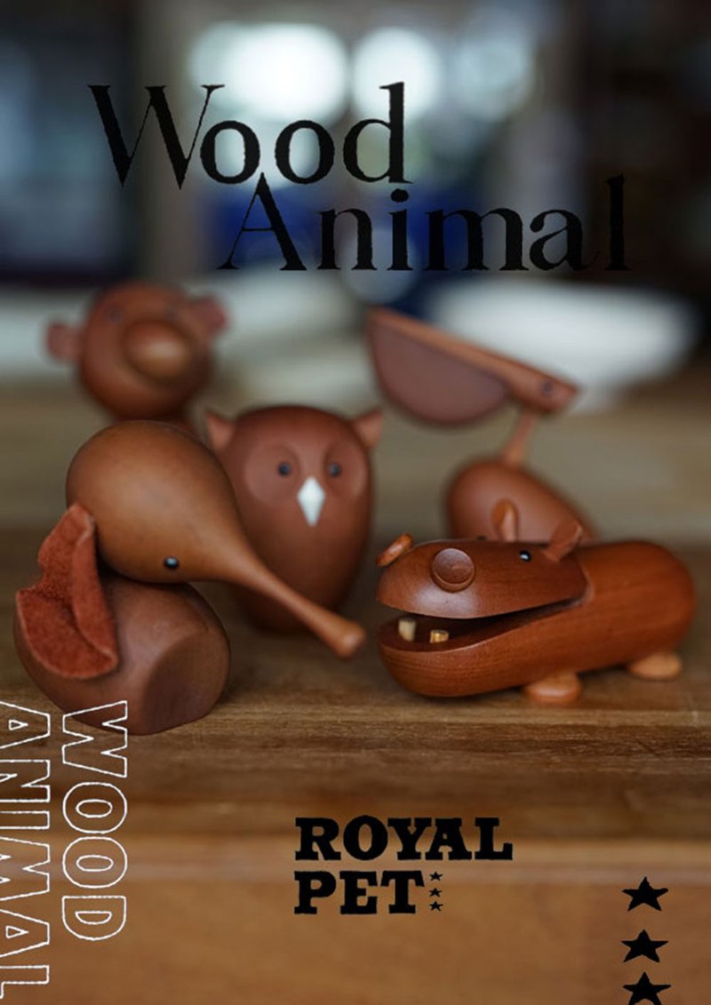 Royal pet木雕动物 - 摆饰 - 木头 