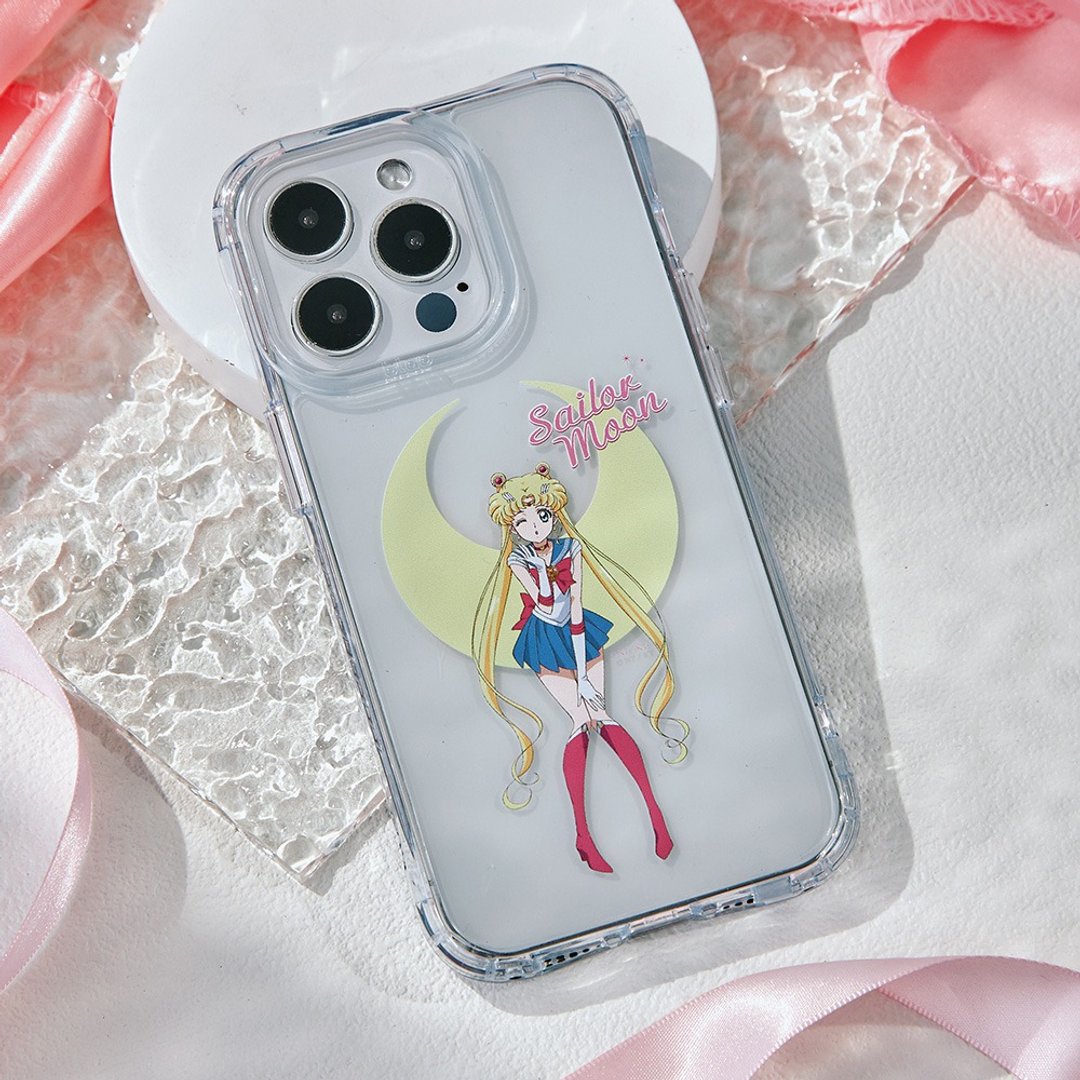 【送吊饰】美少女战士Crystal水手月亮抗黄防摔iPhone手机壳 - 手机壳/手机套 - 塑料 透明