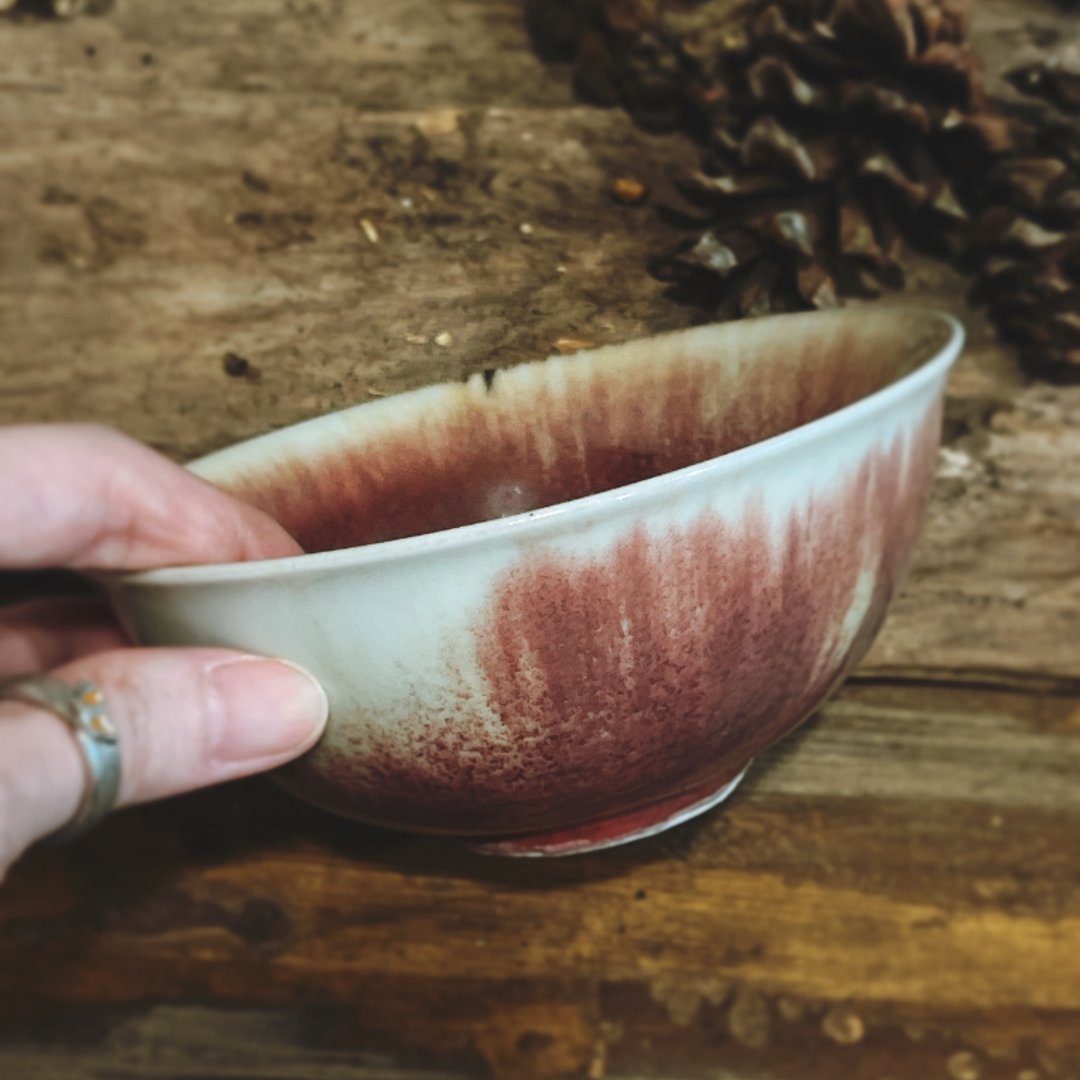 柴烧钧紫大茶碗 - 茶具/茶杯 - 瓷 紫色