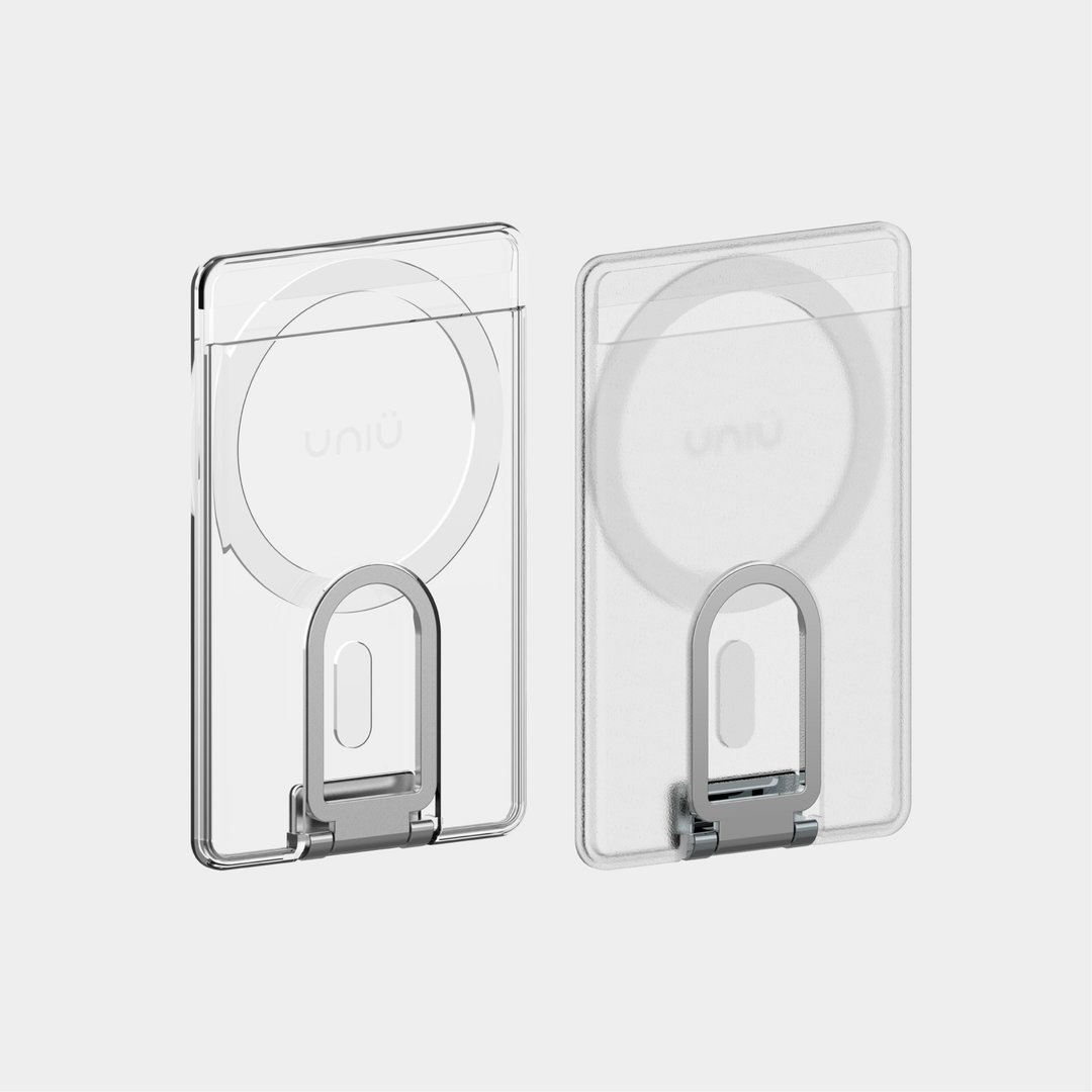 【UNIU】PURE 透明支架卡包 (兼容 MagSafe) - 手机配件 - 塑料 