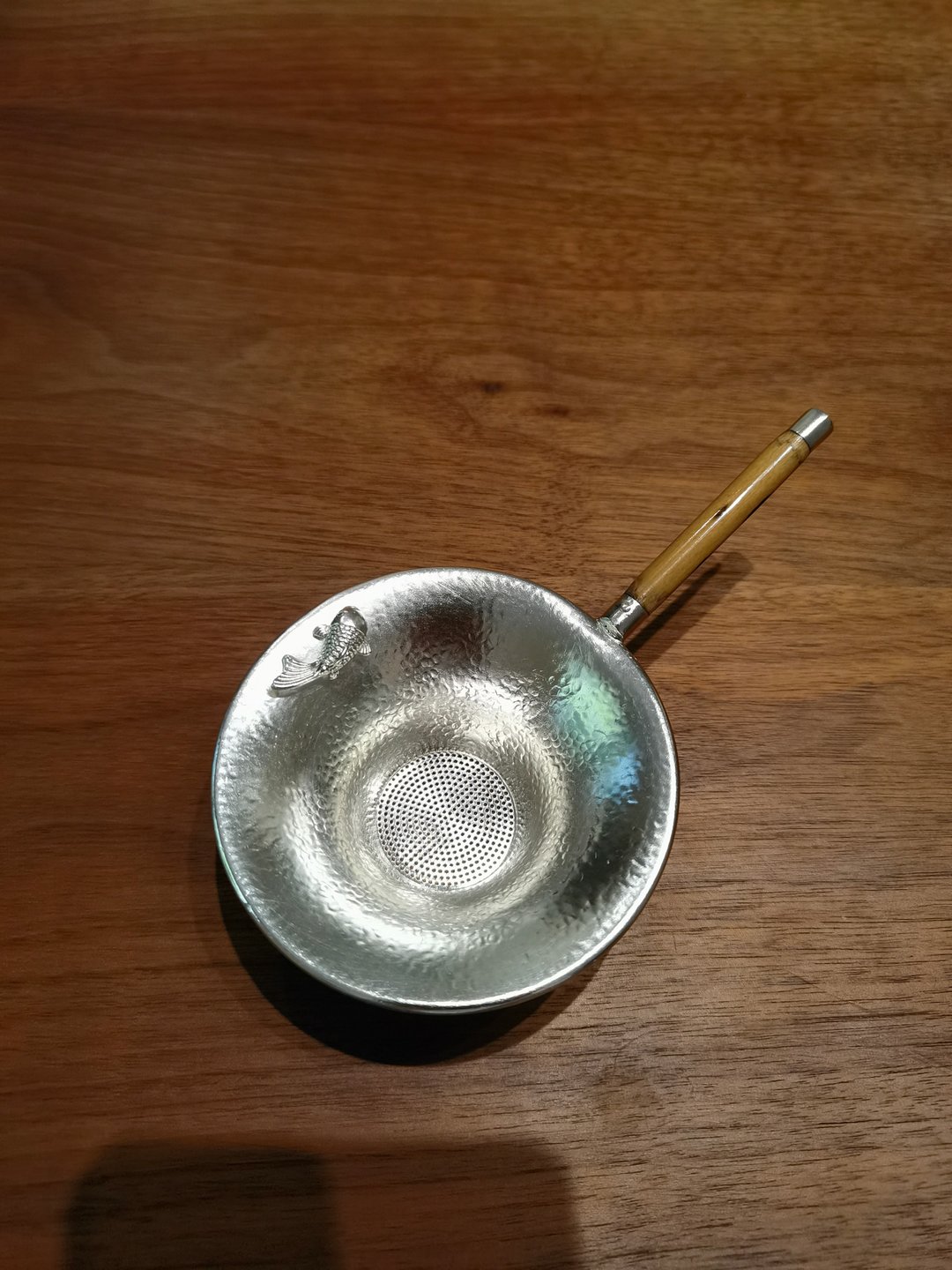 尚帧品 湘妃竹纯银茶漏 纯银茶道具 银茶滤 - 茶具/茶杯 - 纯银 
