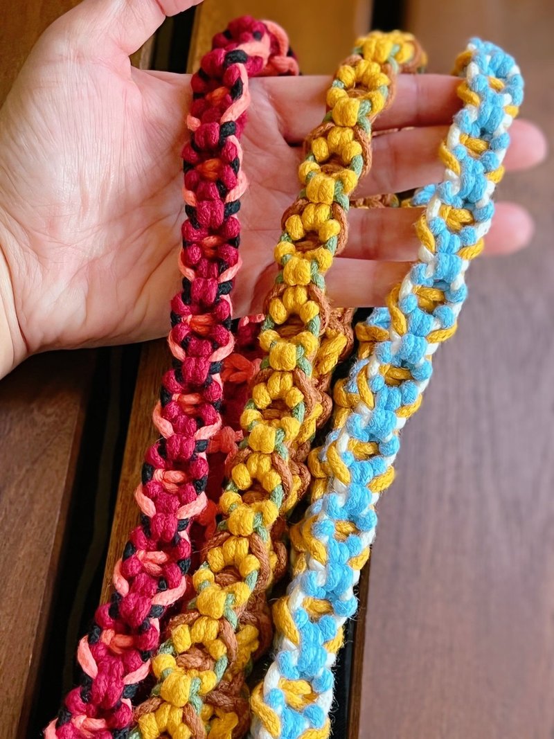 定制化礼物【Garland】手机挂绳 斜背 手腕 - 手机配件 - 棉．麻 多色