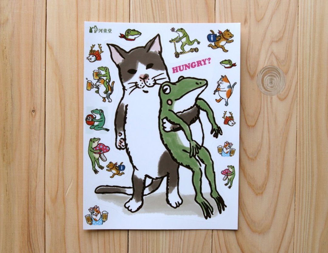 Sticker Nakayoshi L size - 贴纸 - 其他材质 