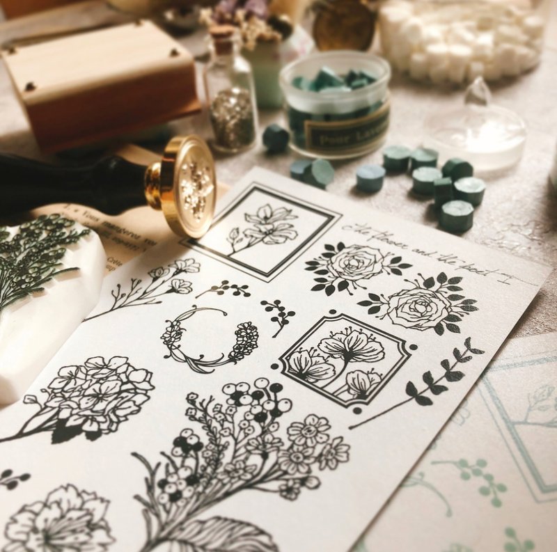Season 2 - No.5 The flower and the poet I - 贴纸 - 纸 