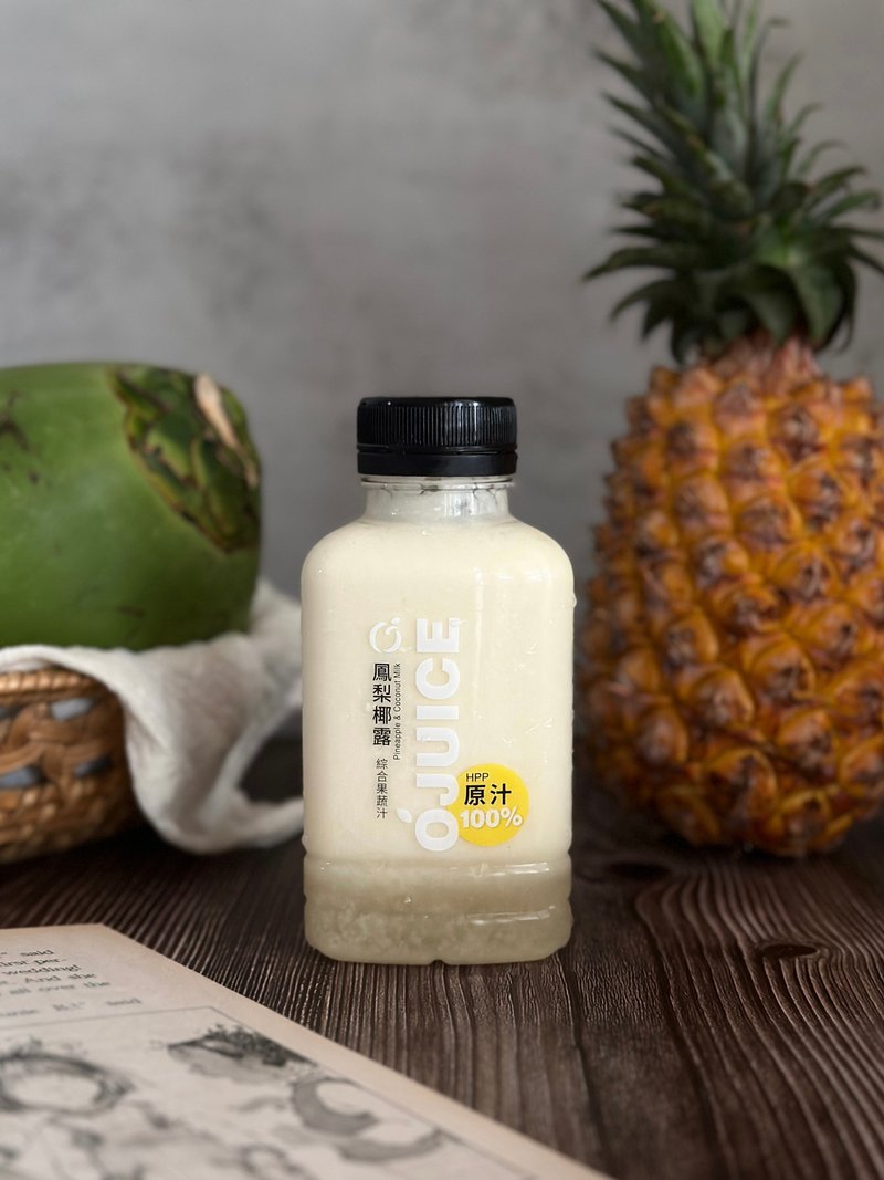 OJUICE  凤梨椰露综合蔬果汁 (6入) - 果汁/蔬果汁 - 新鲜食材 白色