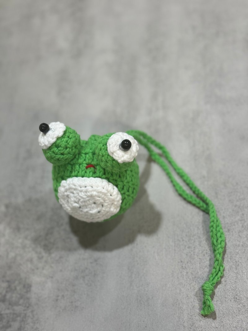 丑萌丑萌青蛙鸡蛋兜 可当网球包、高尔夫球包 - 其他 - 棉．麻 绿色