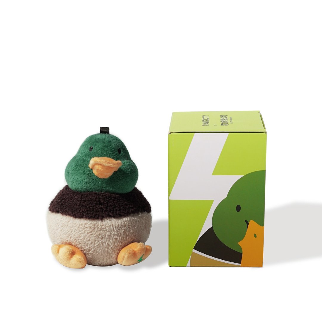 拉稀鸭零钱包拾便盒 - 订制抱枕/饰品 - 棉 绿色