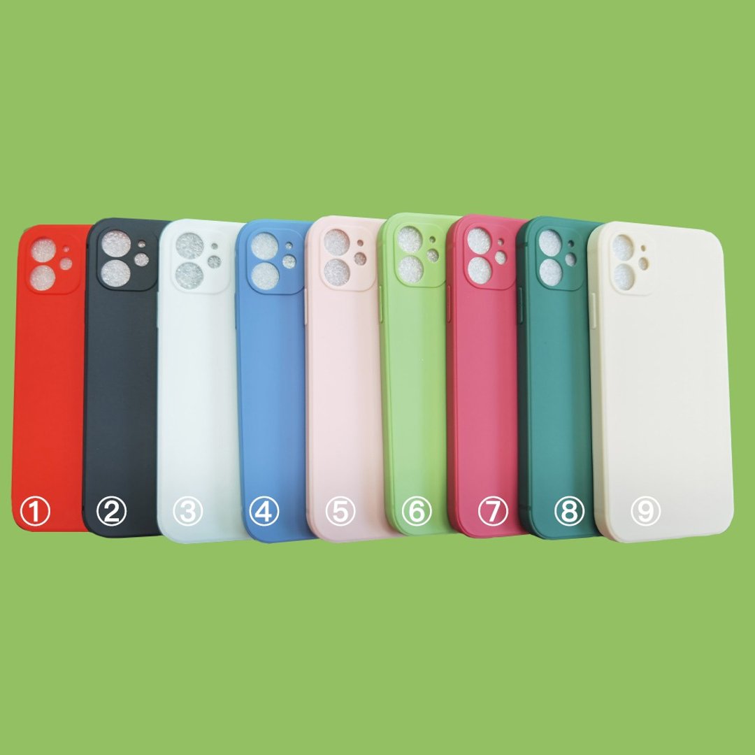 【客制化礼物】10色可选近直角边全包镜头防护iPhone14手机软壳 - 手机壳/手机套 - 其他材质 多色