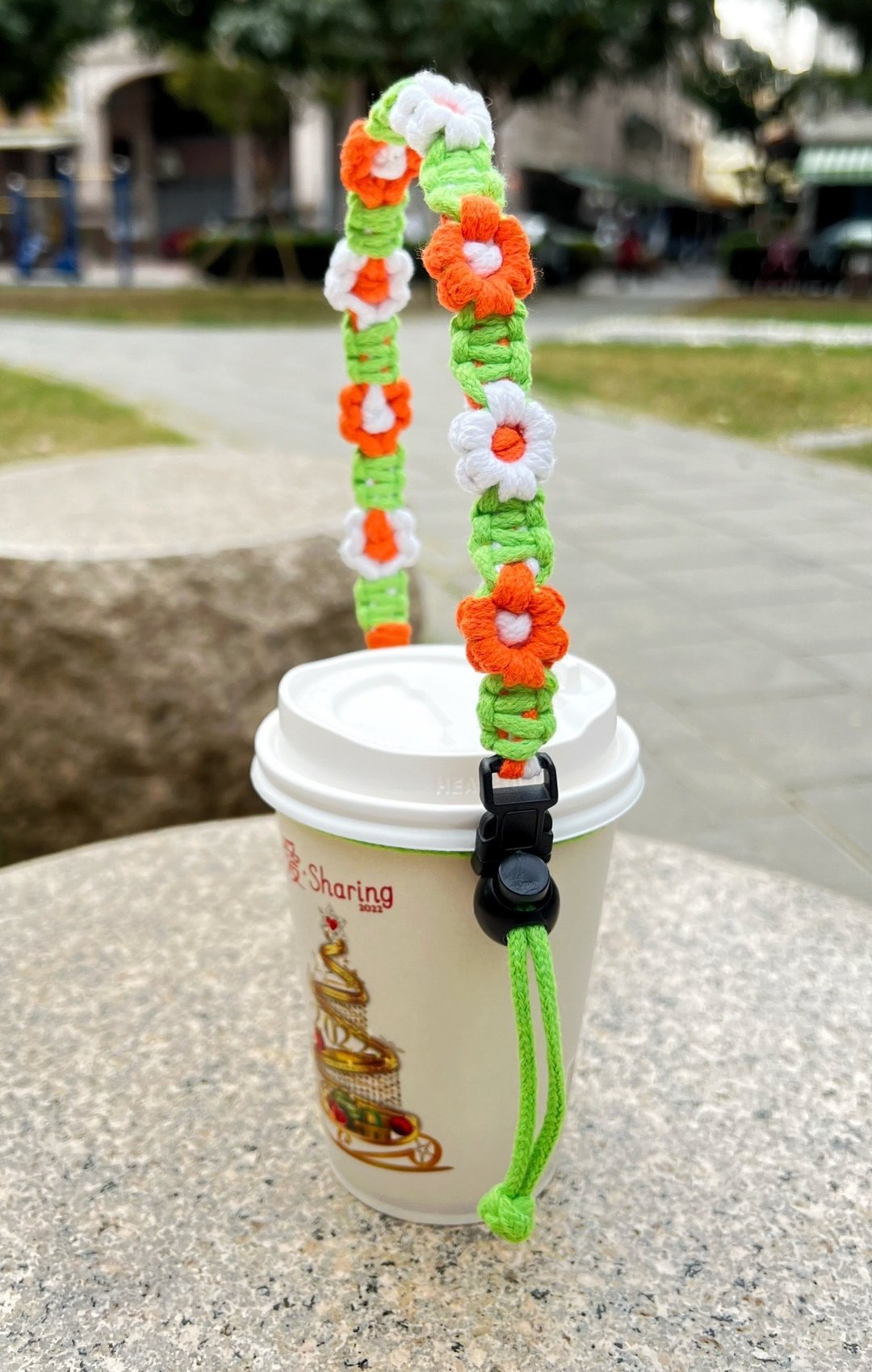 手作-包芯棉 环保编织带 环保提绳 饮料提绳 杯袋 杯套 咖啡提绳 - 挂绳/吊绳 - 棉 多色