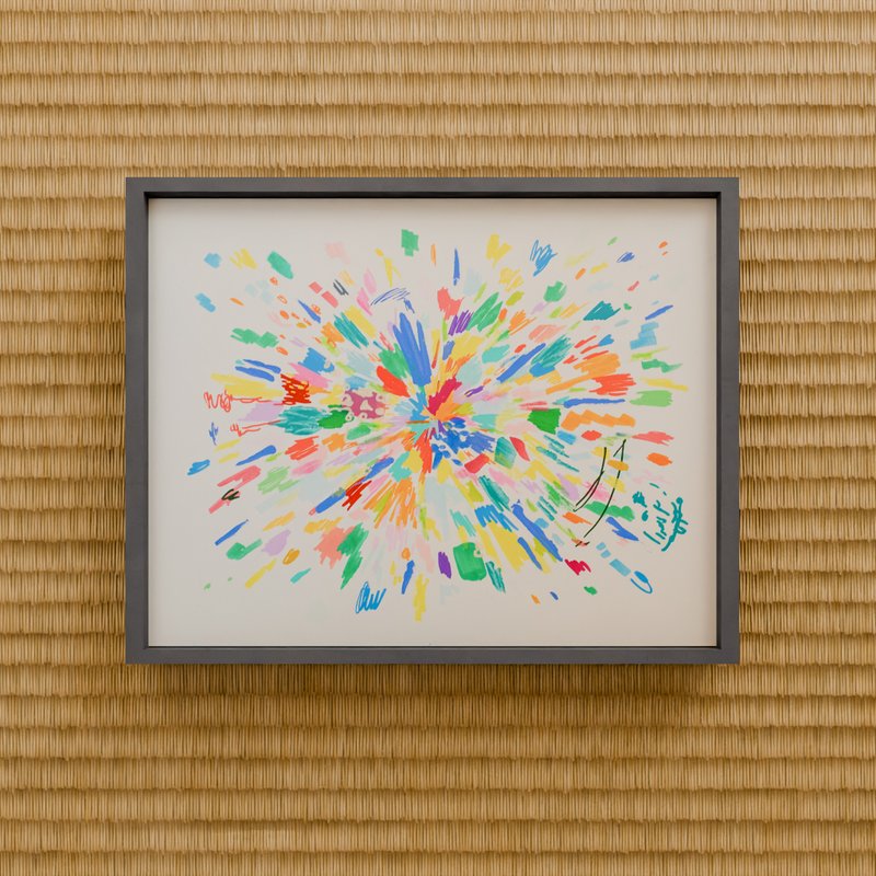 委托创作的彩色绘画 - 墙贴/壁贴 - 纸 