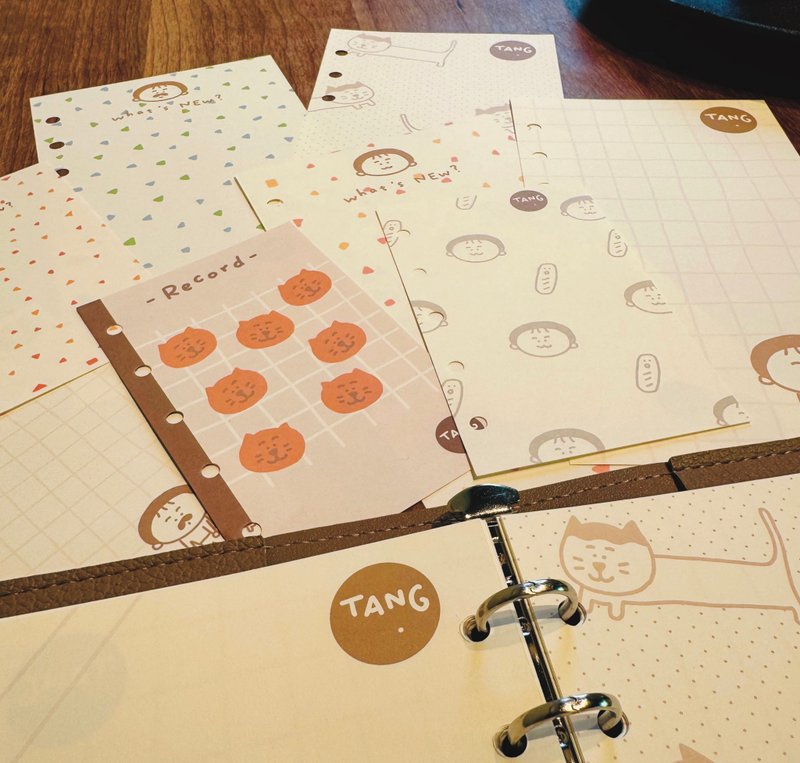 【唐小糖】第二弹Vol.2 M5/A7/A6活页内页纸 手帐本内芯 - 笔记本/手帐 - 纸 多色