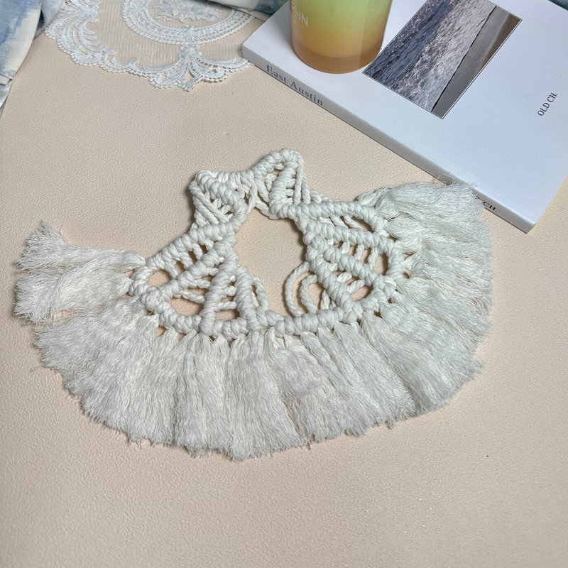 MUMU 夏日海滩贝壳流苏编织杯垫 Macrame HAND MADE - 杯垫 - 棉．麻 