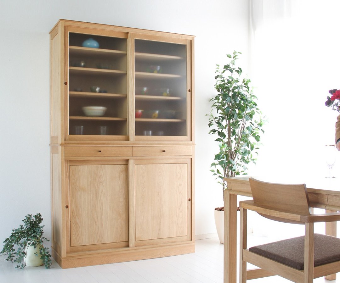 旭川家具 山室家具制作所 LINEA No.101 餐柜 - 衣柜/鞋柜 - 木头 