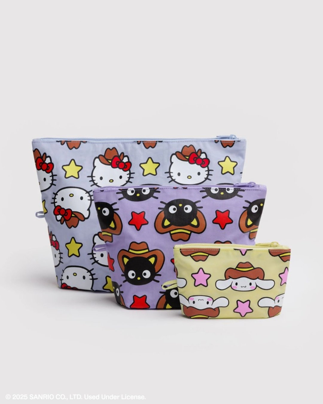 BAGGU - 旅行收纳包 -  Hello Kitty & Friends Western - 化妆包/杂物包 - 防水材质 
