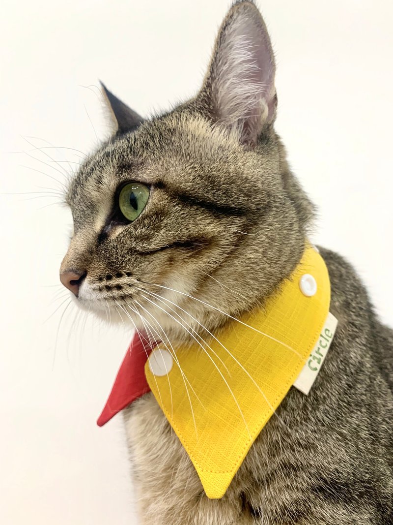 领巾自助餐－超大碗 XL号 - 项圈/牵绳 - 棉．麻 多色