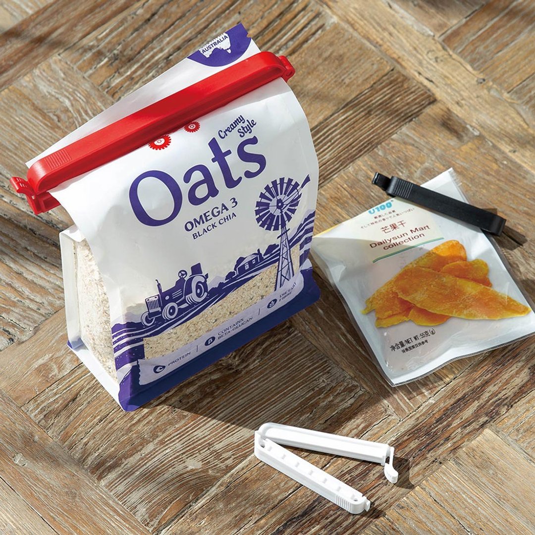 日本霜山 食物零食保鲜封口夹-3大6小套组 - 收纳用品 - 塑料 多色