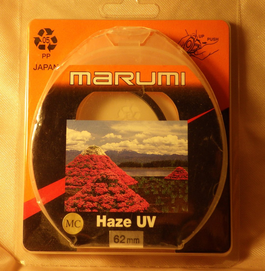 Marumi MC 紫外线雾霾过滤器 62 毫米螺纹安装盒和盒子日本 1A 型 - 相机 - 玻璃 