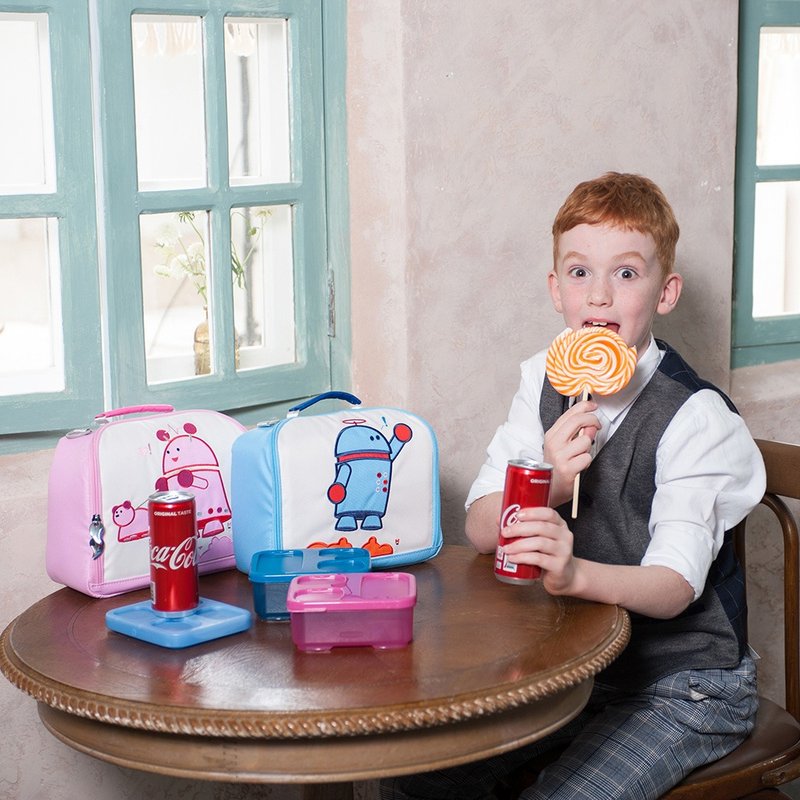 BEATRIX NEW YORK 经典刺绣保温保冷午餐袋 - 便当盒/饭盒 - 聚酯纤维 多色