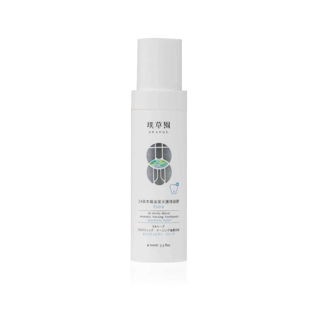 24草本精油洁牙护理凝胶Extra 100ml | 一般、牙龈敏感者适用 - 牙刷/口腔清洁 - 植物．花 