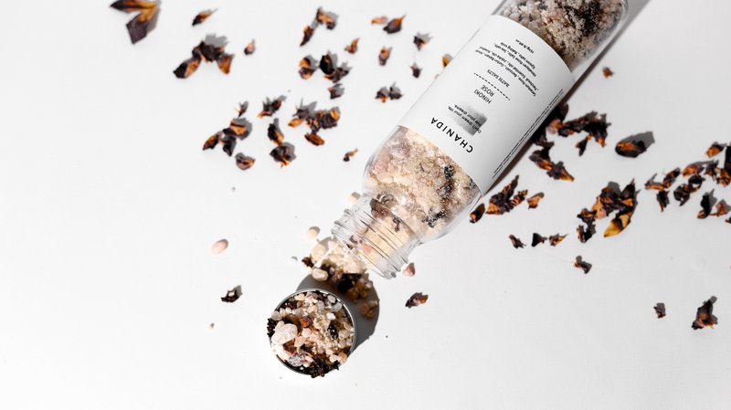 CHANIDA-桧木・玫瑰 浴盐 / Bath Salts 250g - 其他 - 玻璃 