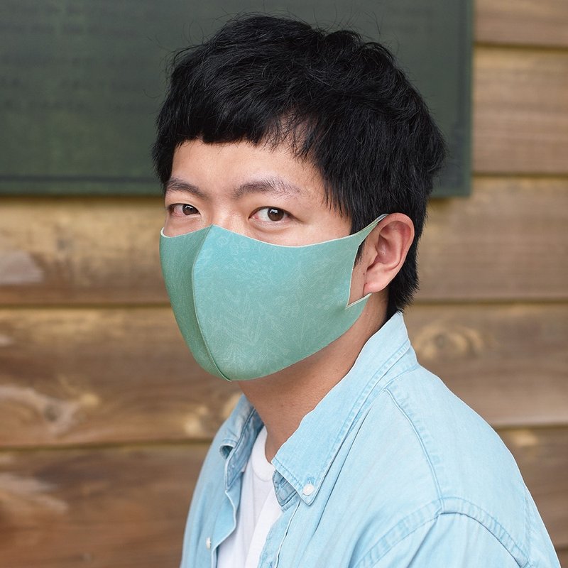 花漾绿─3D立体透气抗菌口罩 - 口罩 - 其他材质 绿色