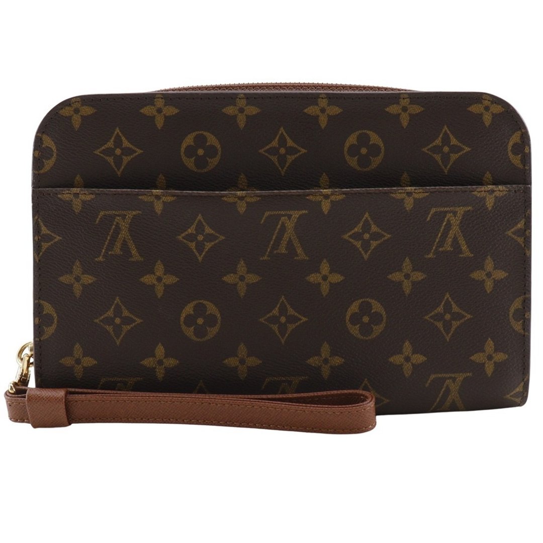 【日本直送】路易威登 LOUIS VUITTON ORSAY 绅士手拿包 M51790 Monogram 帆布 深棕色 AR0929 男士【二手品】 - 手拿包 - 人造皮革 咖啡色