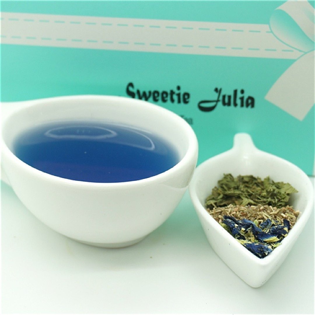 茱莉亚蓝玫瑰茶 无糖 零热量 四角平面茶包 花草茶 - 茶 - 其他材质 多色