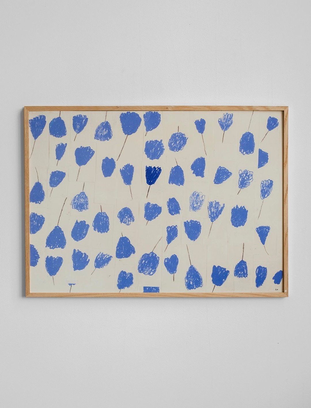 Isis Maakestad - 瑞典艺术家设计海报 BOUQUET POSTER, BLUE - 海报/装饰画/版画 - 纸 蓝色