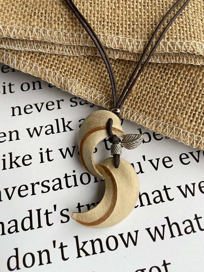 植物项链-沙盒树/干燥果实/可调整长度 - 项链 - 植物．花 