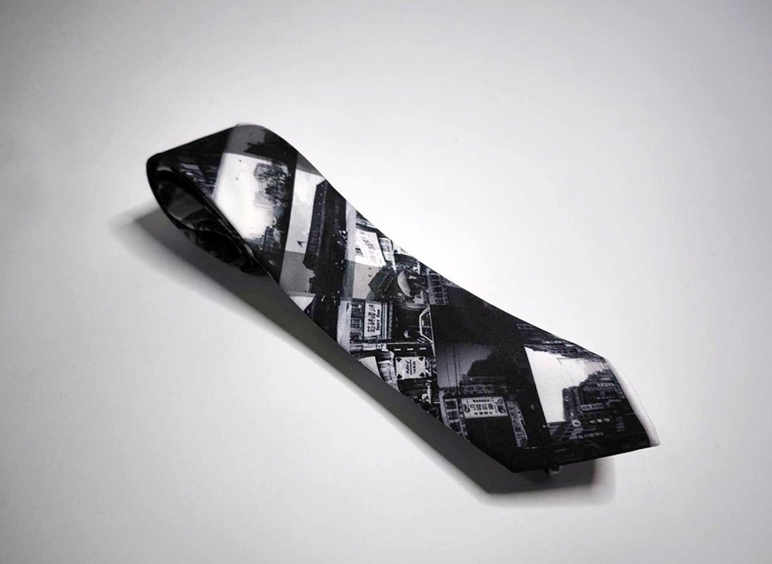 黑白映像馆 台湾的记忆 领带 Neckties - 领带/领带夹 - 聚酯纤维 黑色
