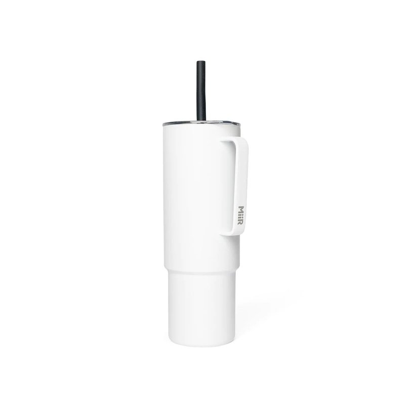 MiiR 双层真空 保温 保冰 大容量 全天 吸管杯 32oz/946mL 时尚白 - 保温瓶/保温杯 - 不锈钢 白色